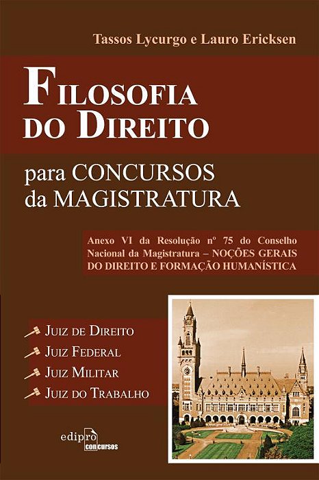 Filosofia Dos Direito Para Concursos Da Magistratura
