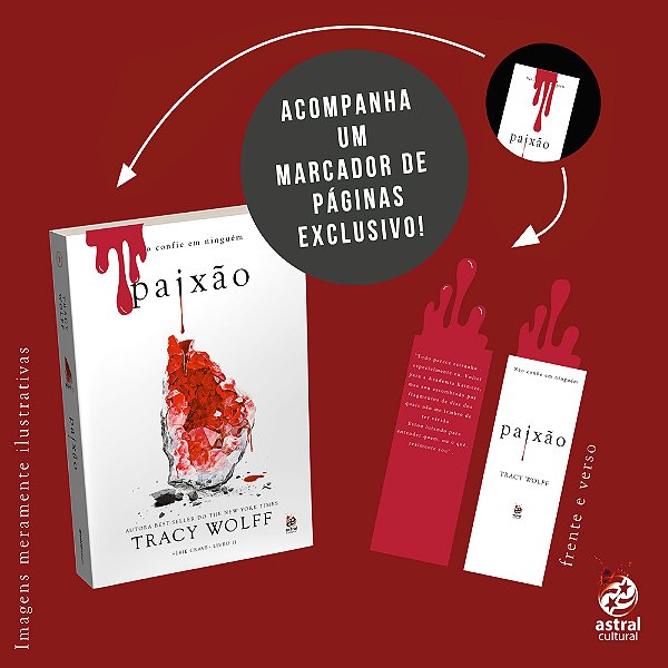 Paixão + Marcadores Livro II Da Série Crave