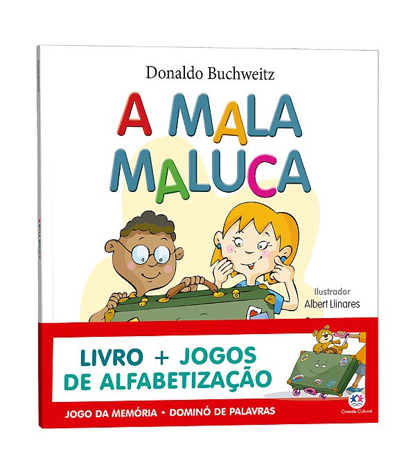 Mala Maluca - Livro + Jogos De Alfabetização