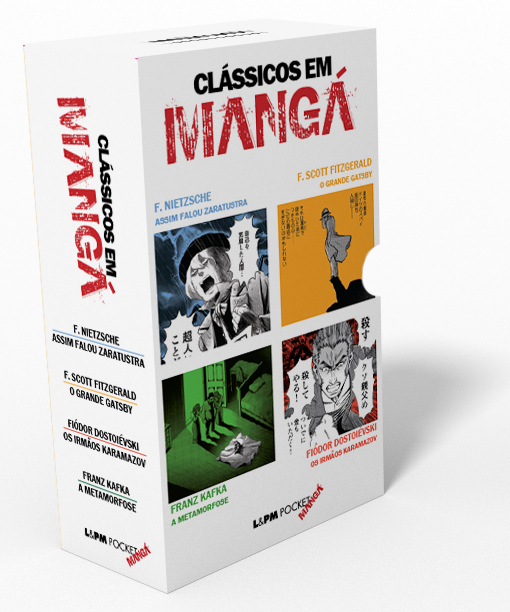 Caixa Especial Clássicos Em Mangá