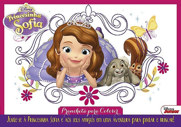 Disney Prancheta Para Colorir - Princesinha Sofia