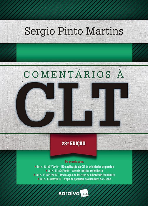 Comentários À Clt - 23ª Edição 2020