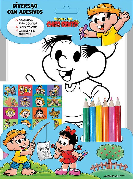Turma Da Mônica - Diversão Com Adesivos - Chico Bento