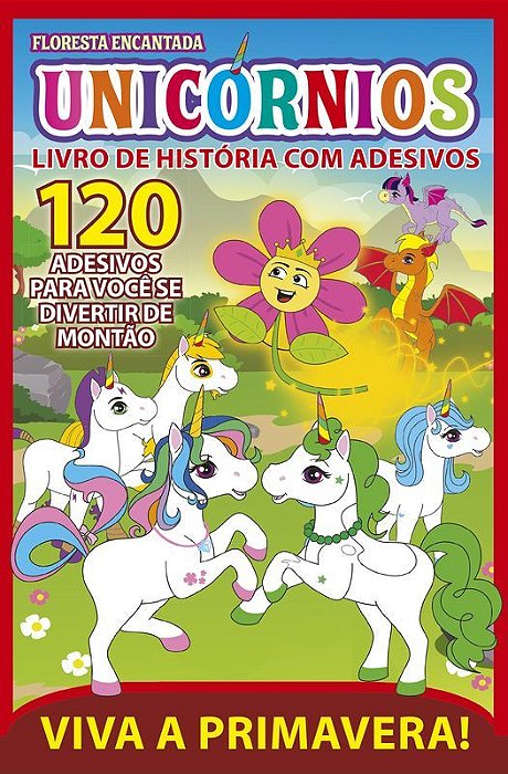 Floresta Encantada - Livro De História Com Adesivos
