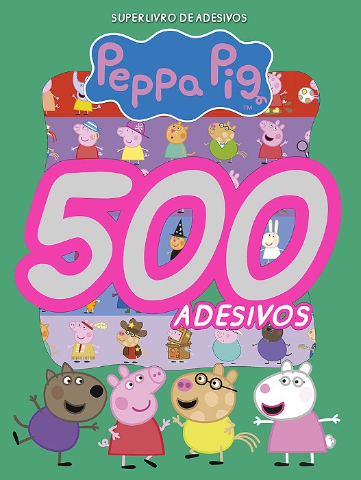 Peppa Pig Superlivro De Adesivos - 500 Adesivos