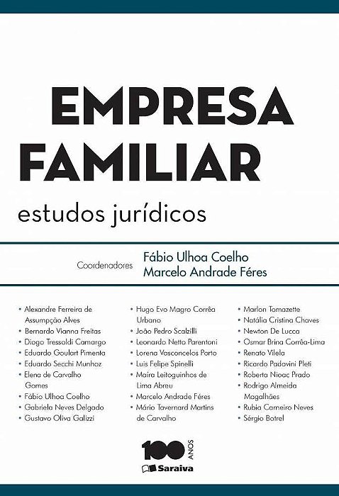 Empresa Familiar - 1ª Edição De 2013 Estudos Jurídicos