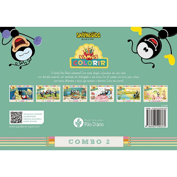 Livros Para Colorir Smilinguido - Kit 2