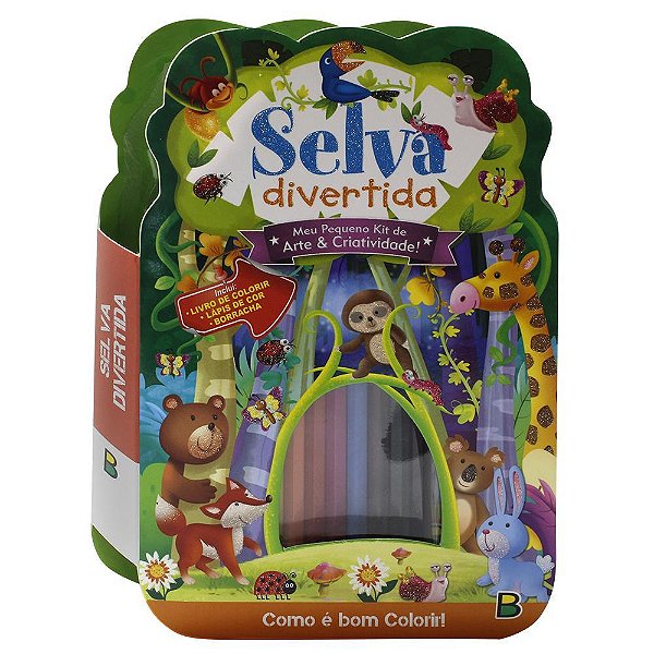Meu Pequeno Kit De Arte & Criatividade! Selva Divertida