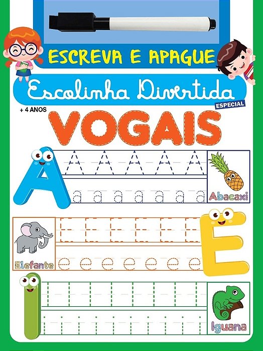 Série Escolinha Divertida Especial - Vogais