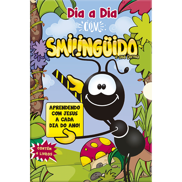 Box Dia A Dia Com Smilingüido - Aprendendo Com Jesus A Cada Dia Do Ano 366 Devocionais Com Smilingüido E Sua Turma