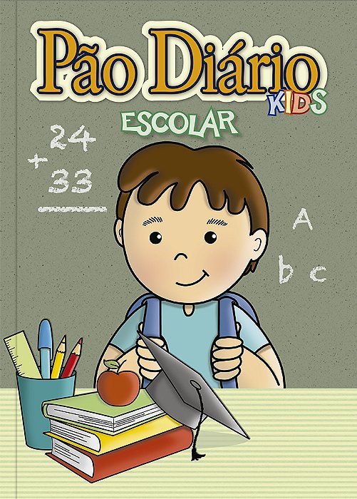 Pão Diário Kids Escolar - Quadro Negro