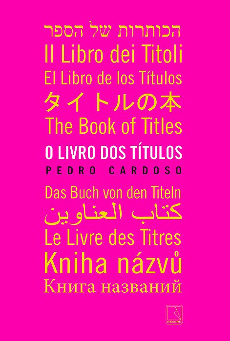 O Livro Dos Títulos