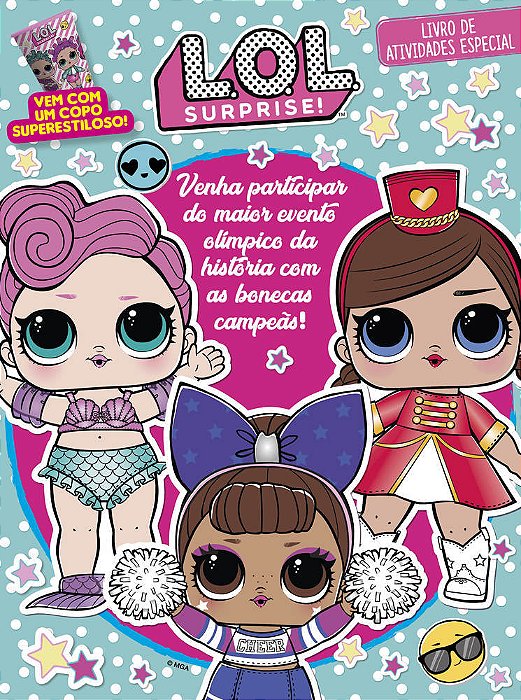 Lol Surprise - Livro De Atividades Especial Venha Participar Do Maior Evento Olímpico Da História Com As Bonecas Campeãs!