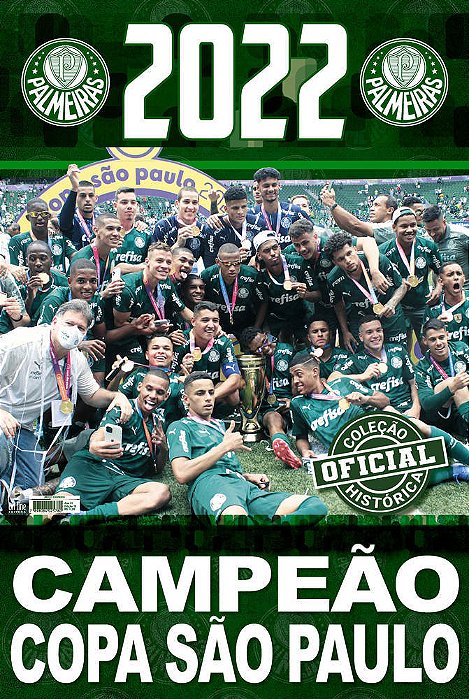 Coleção Oficial Histórica Palmeiras Edição 28 - Pôster Taça São Paulo 2022
