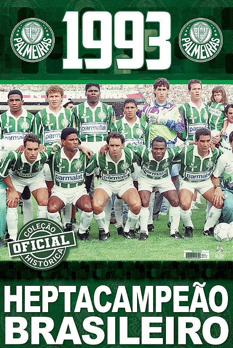 Coleção Oficial Histórica Palmeiras Edição 12 - Pôster Brasileiro 1993