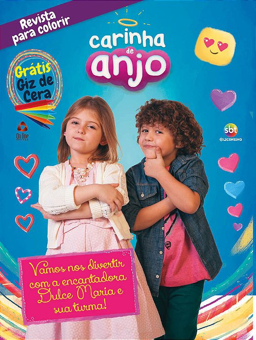 Carinha De Anjo - Revista Para Colorir Vamos Nos Divertir Com A Encantadora Dulce Maria E Sua Turma!