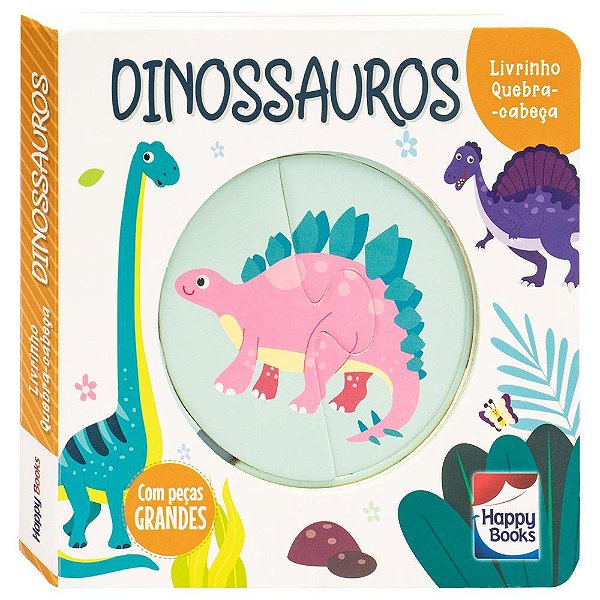 Livrinho Quebra-Cabeça: Dinossauros