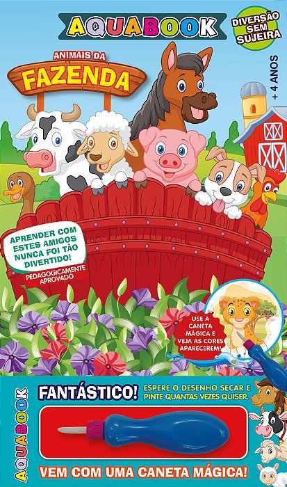 Aqua Book Animais Da Fazenda