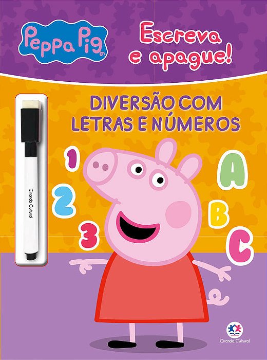 Peppa Pig - Diversão Com Letras E Números