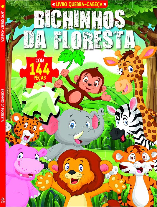 Bichinhos Da Floresta - Livro Quebra-Cabeça