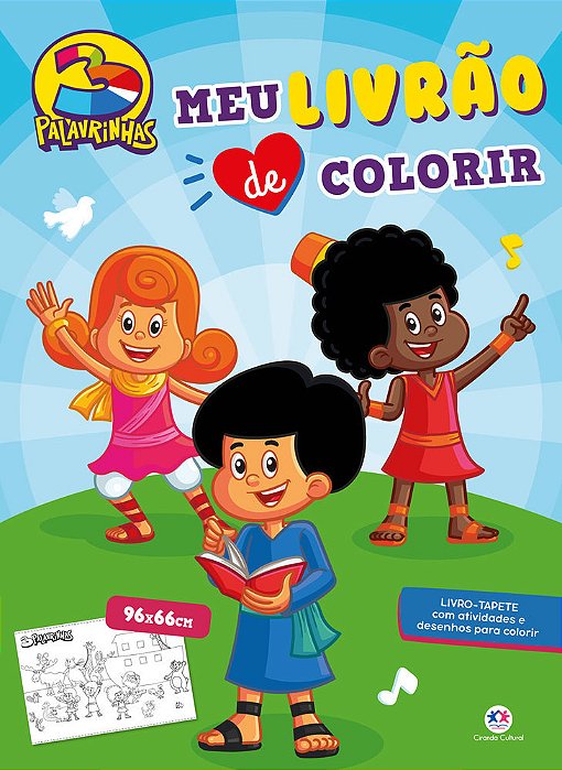3 Palavrinhas - Meu Livrão De Colorir
