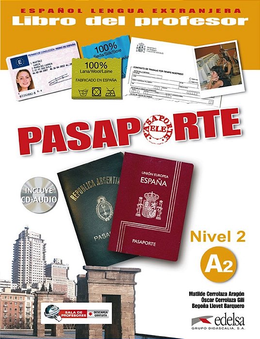 Pasaporte A2 - Libro Del Profesor + CD Audio