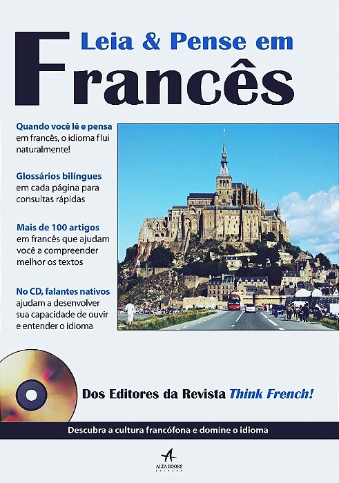 Leia E Pense Em Francês - Livro Com CD De Áudio