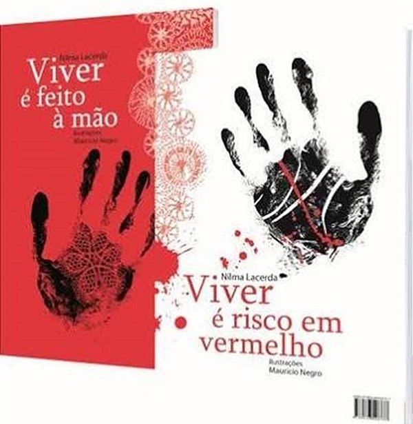 Viver E Feito A Mão - Viver É Risco Em Vermelho