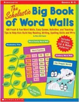 The Scholastic Big Book Of Word Walls