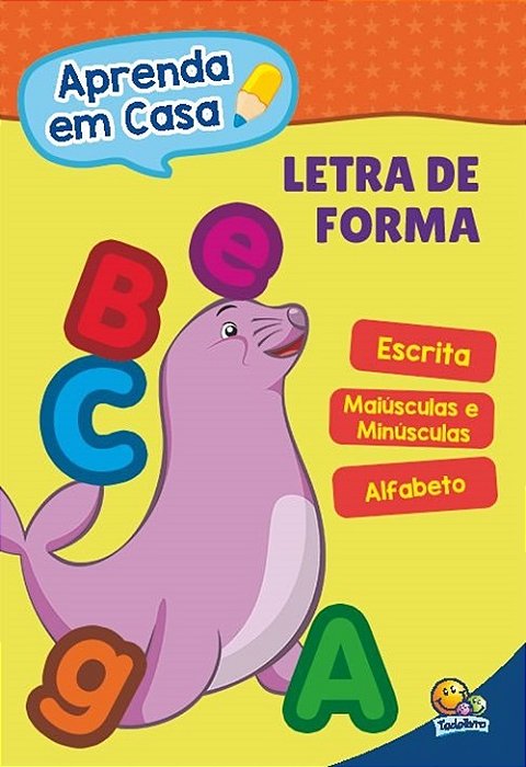 Aprenda Em Casa - Letra De Forma