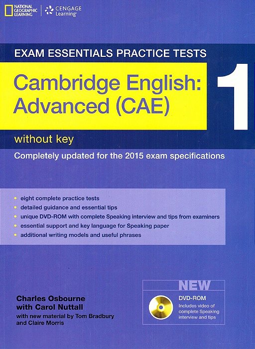 Cambridge Advanced Practice Tests 1 - Book Without Key And With Dvd-ROM - Third Edition