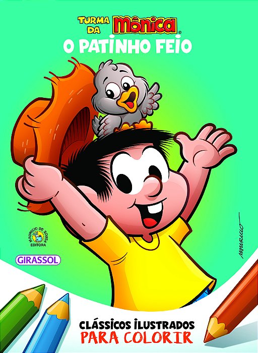 Patinho Feio - Para Colorir - Turma Da Mônica