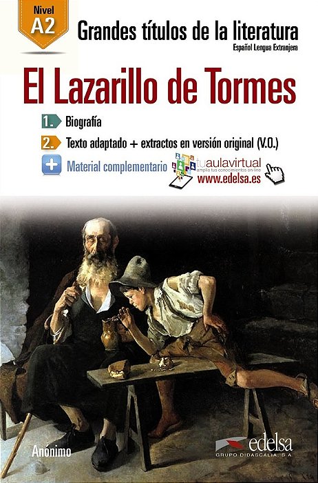 El Lazarillo De Tormes - Grandes Títulos De La Literatura - Nivel A2 - Libro Con Material Complementario