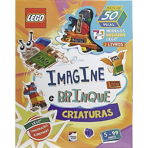 Lego Iconic. Imagine E Brinque - Criaturas