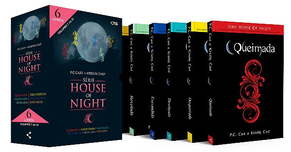 Box House Of Night - Slim Coleção Completa V.2 (Livros 7 A 12)