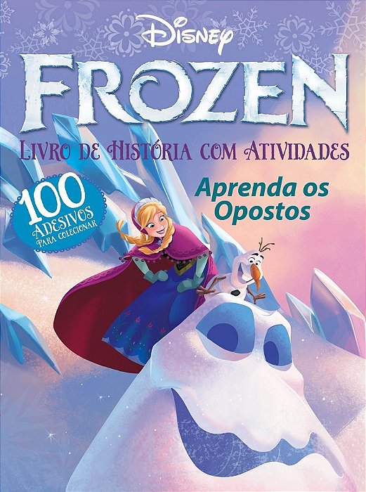 Frozen Livro De História Com Atividade