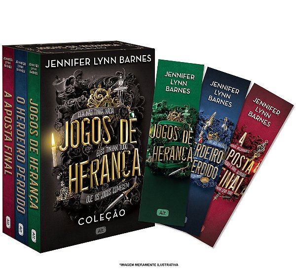Box Jogos De Herança + Brindes (Marcadores)..-