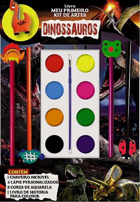 Meu Primeiro Kit De Artes - Dinossauros
