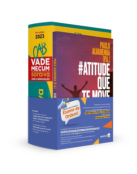 Kit Vade Oab E Graduação + Atitude Que Te Move - Edição Limitada - Curso Preparatório Oab Gratuito
