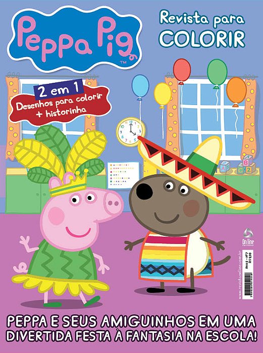 Peppa Pig Revista Para Colorir