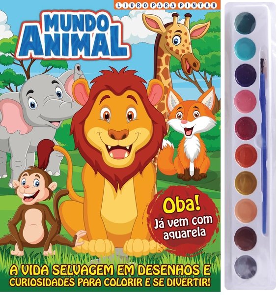 Mundo Animal Livro Para Pintar