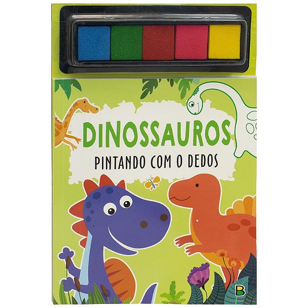 Pintando Com Os Dedos: Dinossauros