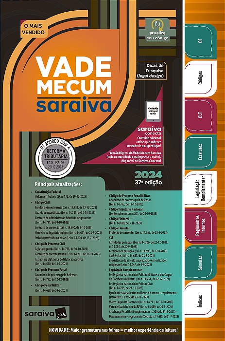 Vade Mecum Saraiva - Tradicional - 37ª Edição 2024
