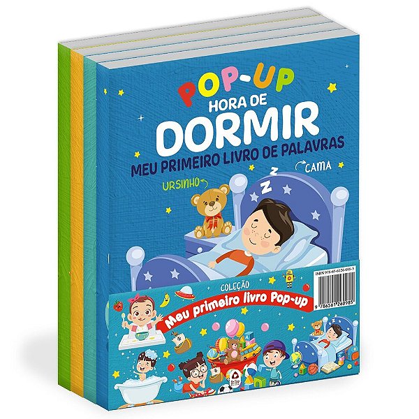 Coleção Meu Primeiro Livro Pop-Up - Kit Com 4 Livros