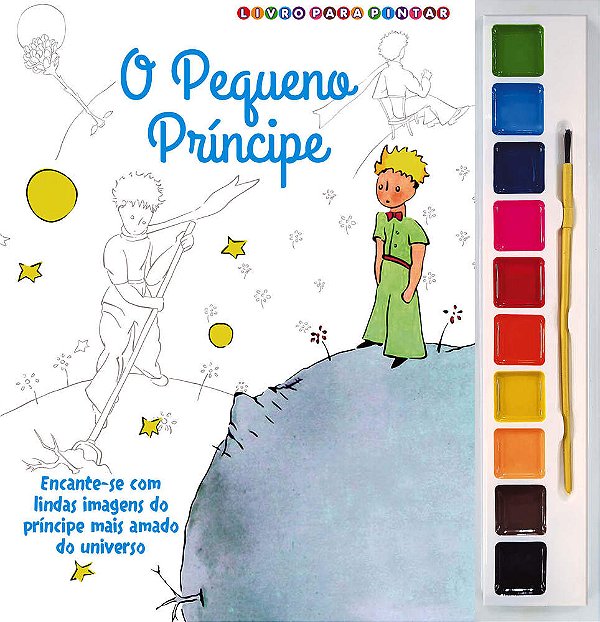 O Pequeno Príncipe Livro Para Pintar Com Aquarela
