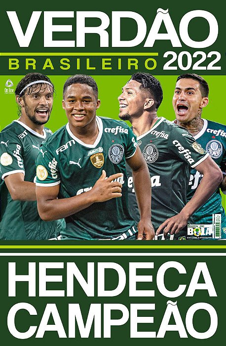 Show De Bola Magazine Super Pôster - Palmeiras Campeão Brasileiro 2022