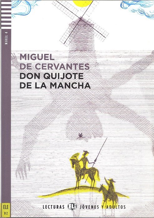 Don Quijote De La Mancha - Eli Lecturas Jóvenes Y Adultos - Nivel 4 - Libro Con CD Audio