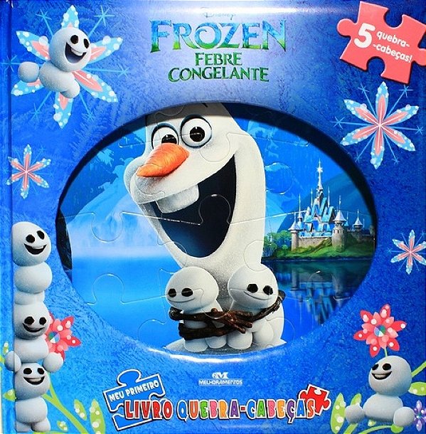 Frozen Febre Congelante - Meu Primeiro Livro Quebra-Cabeças