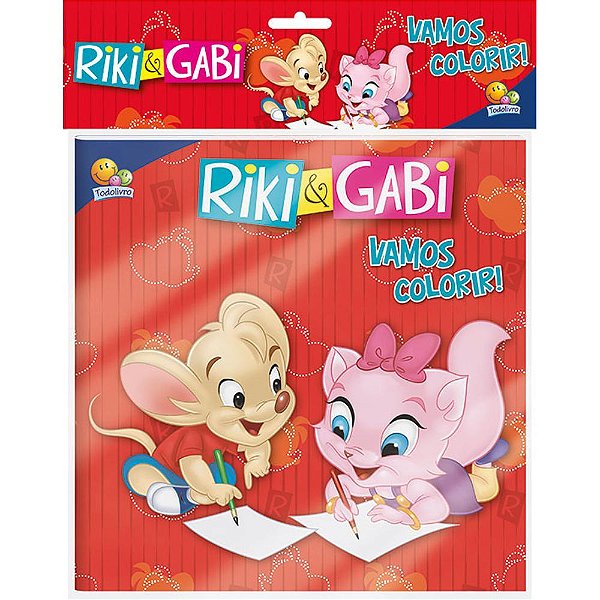 Vamos Colorir! Kit Livro+lapis De Cor (Licenciado): Riki...