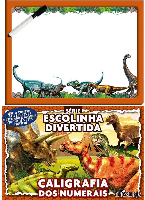 Dinossauros Série Escolinha Divertida - Caligrafia Dos Numerais